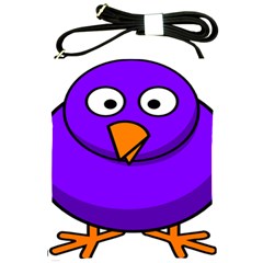 Cartoon Bird Purple Shoulder Sling Bags