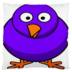 Cartoon Bird Purple Standard Flano Cushion Case (one Side)