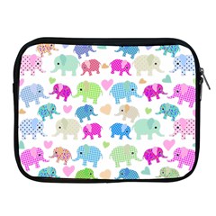 Cute Elephants  Apple Ipad 2/3/4 Zipper Cases