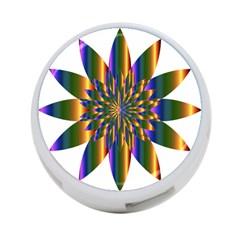 Chromatic Flower Gold Rainbow Star Light 4-port Usb Hub (one Side) by Alisyart