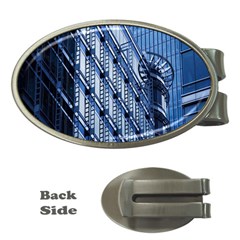 Building Architectural Background Money Clips (oval)  by Simbadda