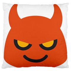 Devil Large Flano Cushion Case (two Sides) by Alisyart