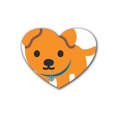 Dog Heart Coaster (4 Pack) 