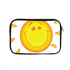 Domain Cartoon Smiling Sun Sunlight Orange Emoji Apple Macbook Pro 15  Zipper Case by Alisyart