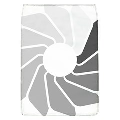 Flower Transparent Shadow Grey Flap Covers (l) 