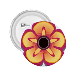 Flower Floral Hole Eye Star 2 25  Buttons