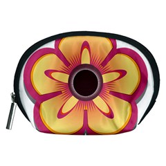 Flower Floral Hole Eye Star Accessory Pouches (medium)  by Alisyart