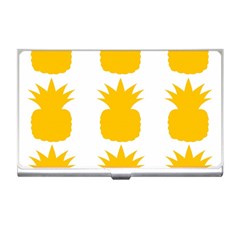 Fruit Pineapple Printable Orange Yellow Business Card Holders