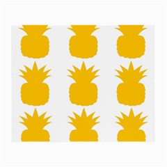 Fruit Pineapple Printable Orange Yellow Small Glasses Cloth