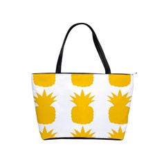 Fruit Pineapple Printable Orange Yellow Shoulder Handbags by Alisyart