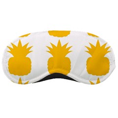 Fruit Pineapple Printable Orange Yellow Sleeping Masks