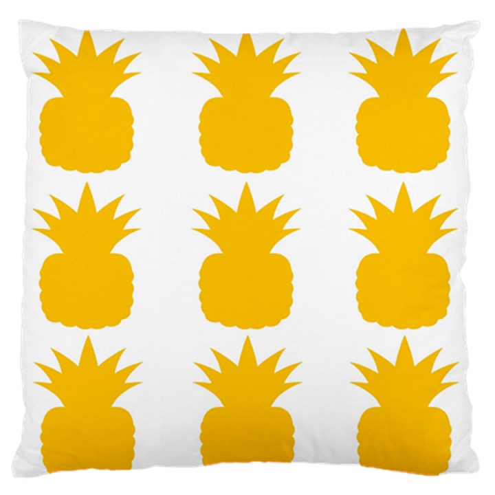 Fruit Pineapple Printable Orange Yellow Standard Flano Cushion Case (Two Sides)