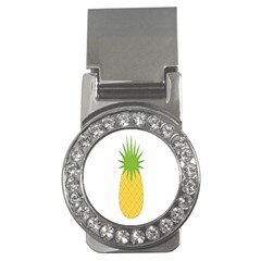 Fruit Pineapple Yellow Green Money Clips (cz) 