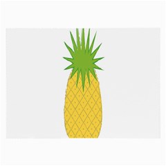 Fruit Pineapple Yellow Green Large Glasses Cloth (2-side)