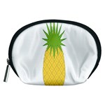 Fruit Pineapple Yellow Green Accessory Pouches (Medium)  Front