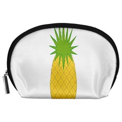 Fruit Pineapple Yellow Green Accessory Pouches (large)  by Alisyart