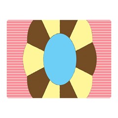 Garage Door Quilts Flower Line Double Sided Flano Blanket (mini)  by Alisyart