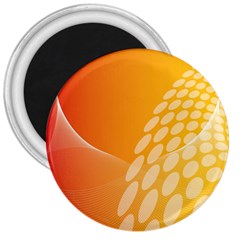 Abstract Orange Background 3  Magnets by Simbadda