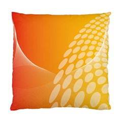 Abstract Orange Background Standard Cushion Case (one Side) by Simbadda