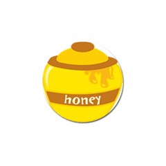 Honet Bee Sweet Yellow Golf Ball Marker (4 Pack)