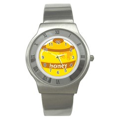 Honet Bee Sweet Yellow Stainless Steel Watch