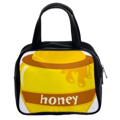 Honet Bee Sweet Yellow Classic Handbags (2 Sides) by Alisyart