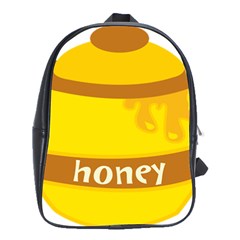 Honet Bee Sweet Yellow School Bags(large) 