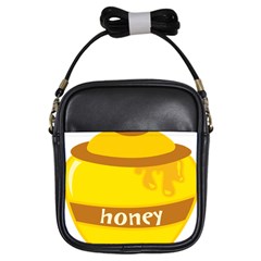 Honet Bee Sweet Yellow Girls Sling Bags