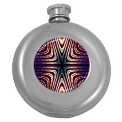 Vibrant Pattern Colorful Seamless Pattern Round Hip Flask (5 Oz)