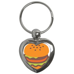 Hamburger Key Chains (heart)  by Alisyart