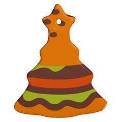 Hamburger Christmas Tree Ornament (two Sides)