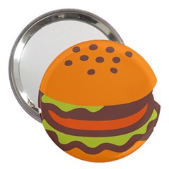 Hamburger 3  Handbag Mirrors