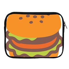 Hamburger Apple Ipad 2/3/4 Zipper Cases by Alisyart
