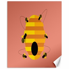 Honeycomb Wasp Canvas 16  X 20  