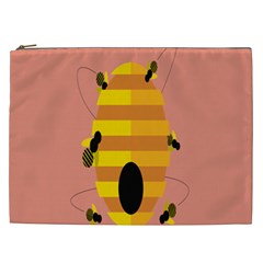 Honeycomb Wasp Cosmetic Bag (xxl)  by Alisyart