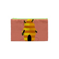 Honeycomb Wasp Cosmetic Bag (xs) by Alisyart