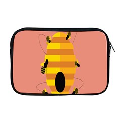 Honeycomb Wasp Apple Macbook Pro 17  Zipper Case by Alisyart