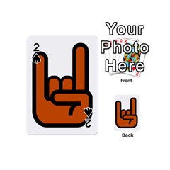 Metal Hand Playing Cards 54 (mini)  by Alisyart