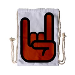 Metal Hand Drawstring Bag (small) by Alisyart
