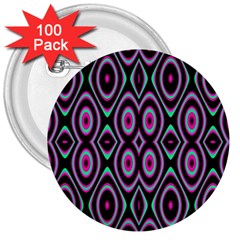 Colorful Seamless Pattern Vibrant Pattern 3  Buttons (100 Pack)  by Simbadda