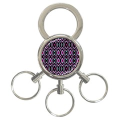 Colorful Seamless Pattern Vibrant Pattern 3-ring Key Chains by Simbadda