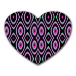 Colorful Seamless Pattern Vibrant Pattern Heart Mousepads Front