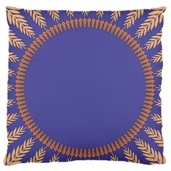 Frame Of Leafs Pattern Background Standard Flano Cushion Case (two Sides) by Simbadda