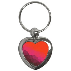 Abstract Elegant Background Pattern Key Chains (heart)  by Simbadda