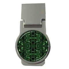 An Overly Large Geometric Representation Of A Circuit Board Money Clips (round)  by Simbadda