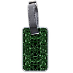 An Overly Large Geometric Representation Of A Circuit Board Luggage Tags (two Sides) by Simbadda