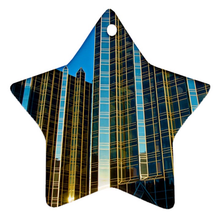 Two Abstract Architectural Patterns Ornament (Star)