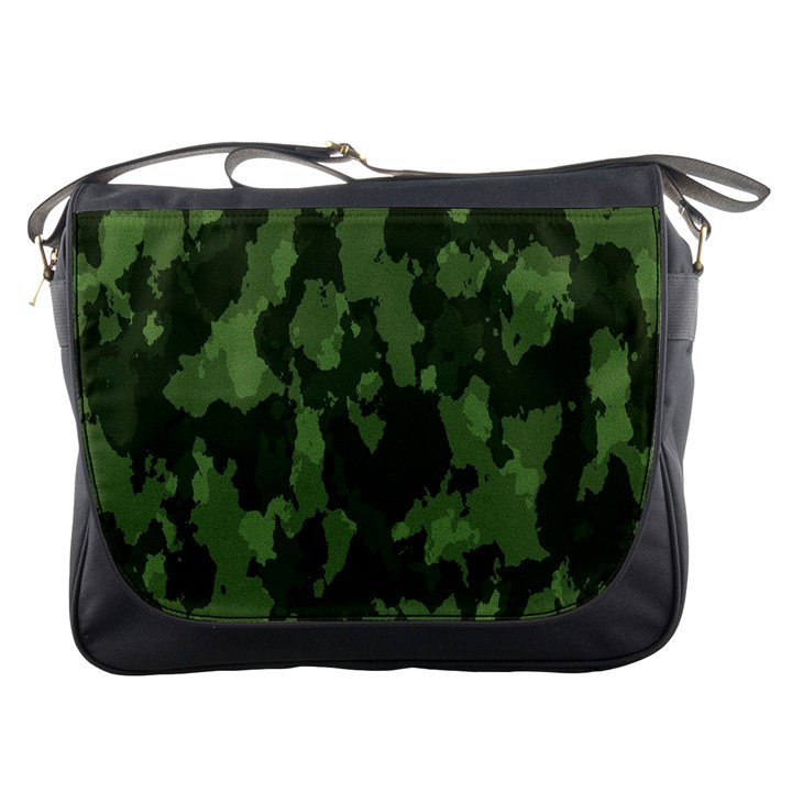 Camouflage Green Army Texture Messenger Bags