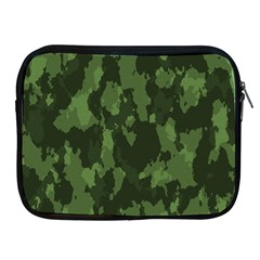 Camouflage Green Army Texture Apple Ipad 2/3/4 Zipper Cases by Simbadda