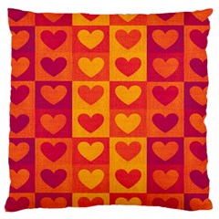 Pattern Large Cushion Case (one Side) by Valentinaart